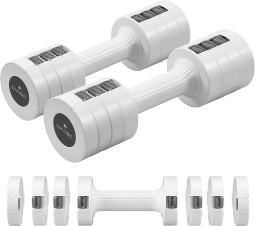 Compact Adjustable Hand Weights 1–3.5kg Non Slip Dumbbells Home Fitness
