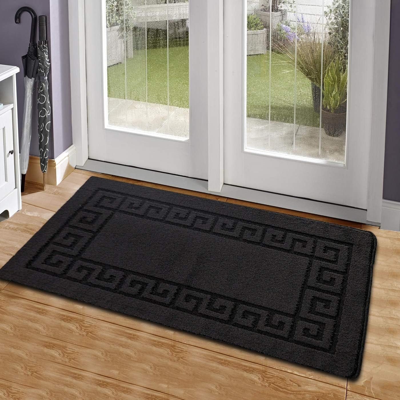Non Slip Indoor Door Mat 40x60cm Waterproof Heavy Duty Entrance Rug