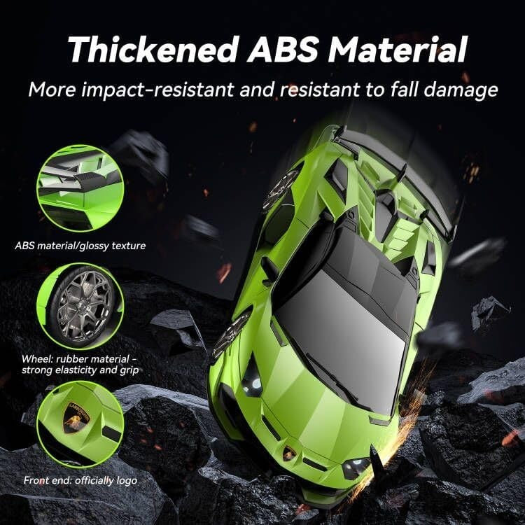 1:16 Scale Sports Car 2.4GHz Remote Control Vehicle 2 Batteries 50min Play