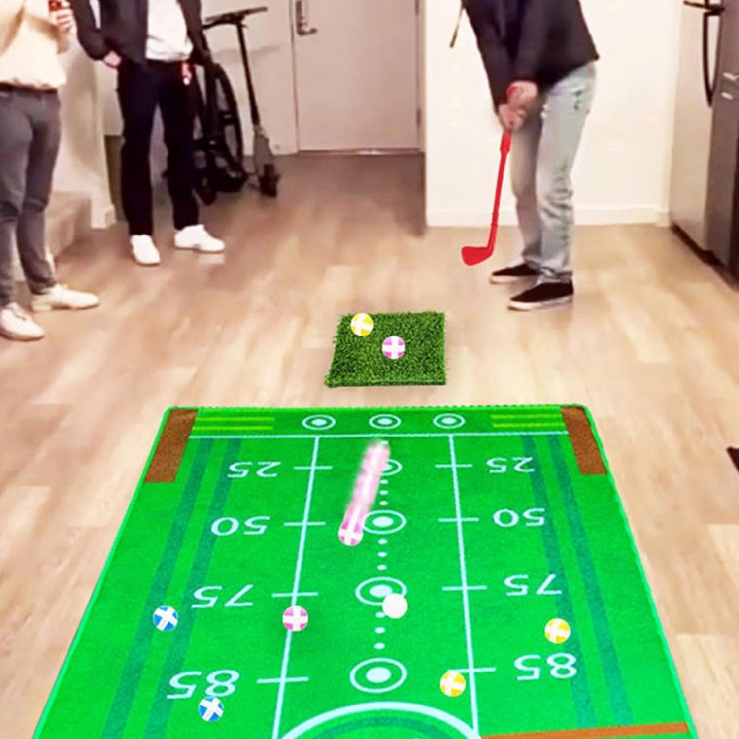 Golf Training Mat Interactive Swing Practice Trainer for All Ages