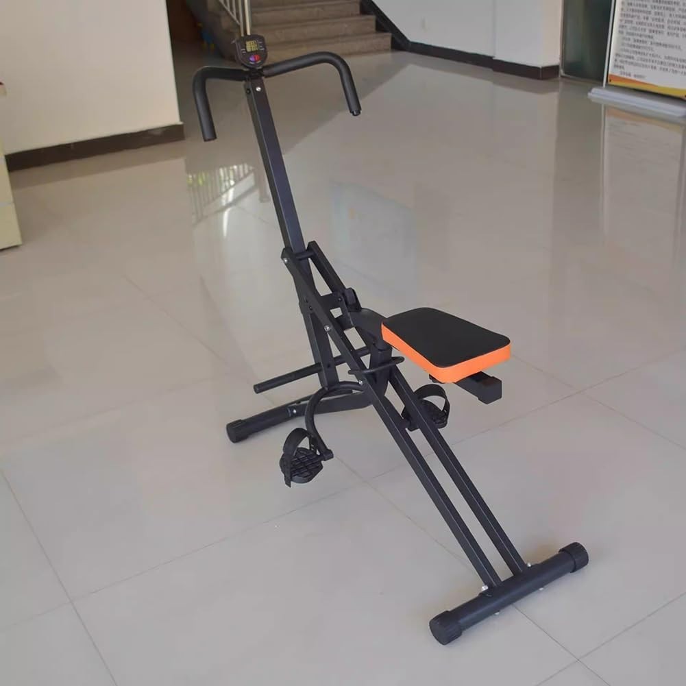 Foldable Squat Rider Hip & Leg Exercise Machine LCD Home Gym Trainer