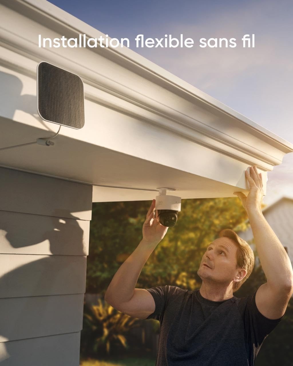 3K Solar Security Camera Outdoor Wireless Dual Lens 360° PTZ 8X Zoom