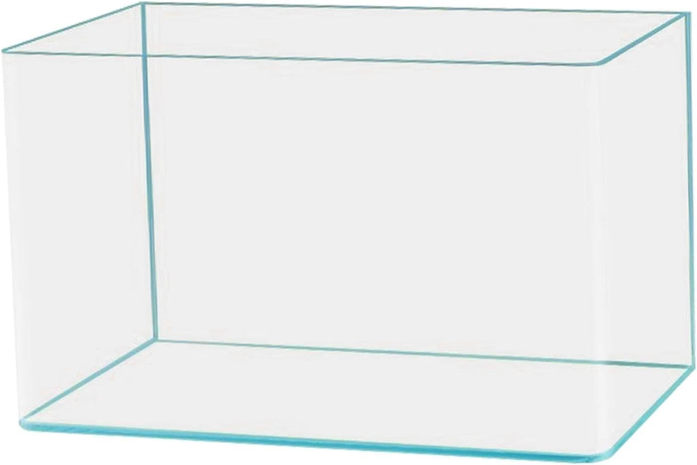Clear Glass Fish Tank Aquarium 30x18x20cm Desktop Decoration