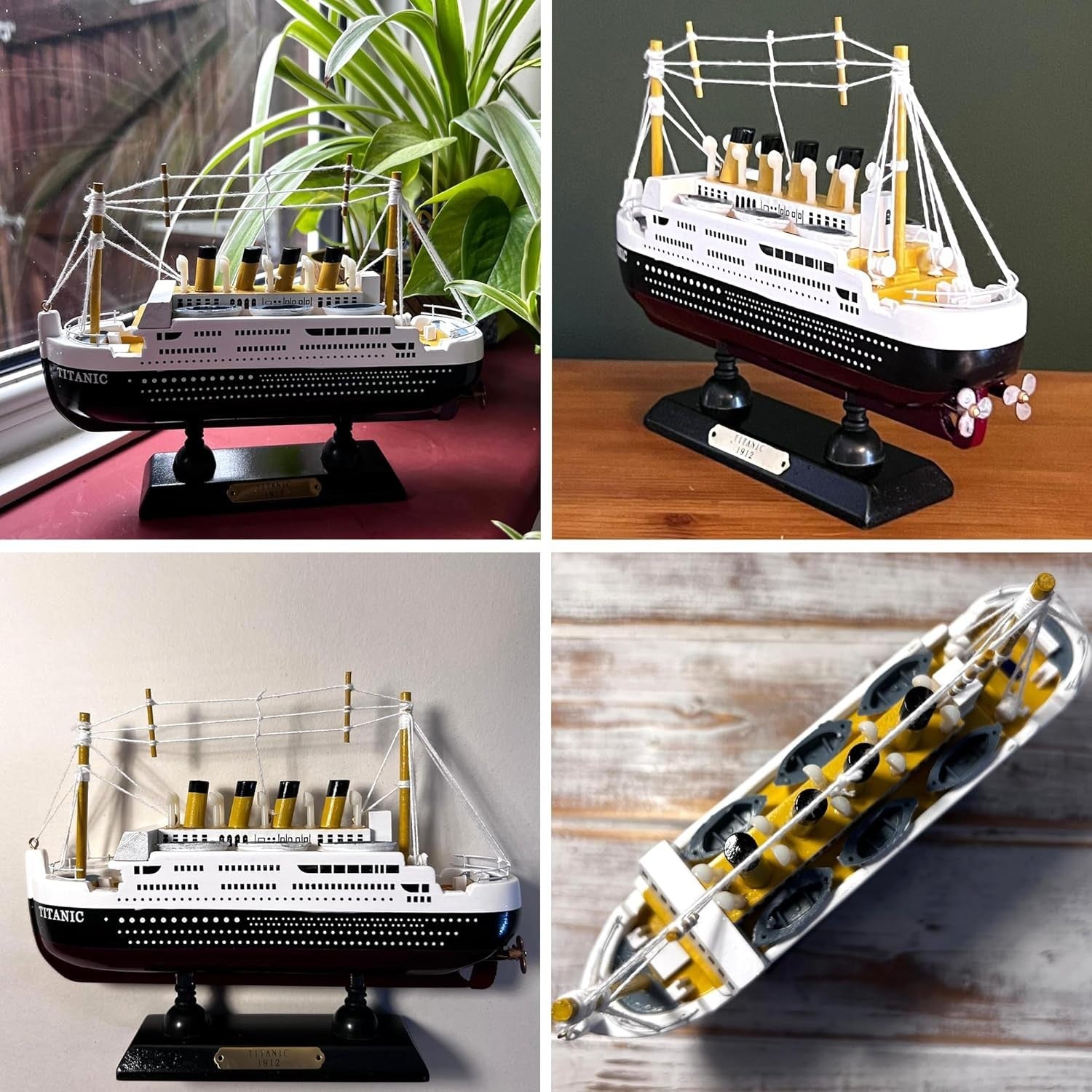 Wooden Titanic Ship Model 40cm Detailed Replica Display Ornament Maritime Decor