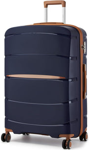 28” Large Lightweight Hard Shell Suitcase Spinner Wheels TSA Lock PP Luggage