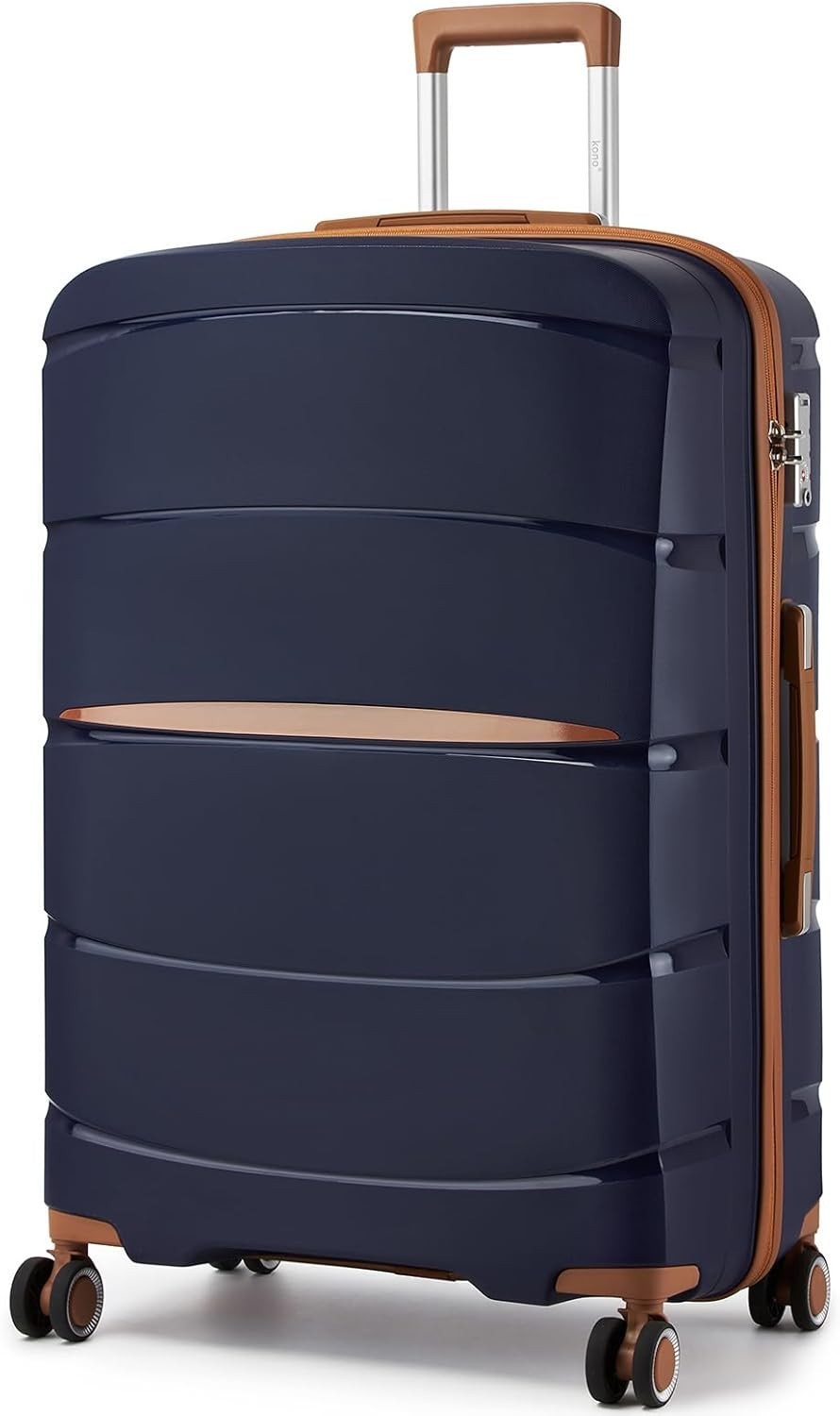 28” Large Lightweight Hard Shell Suitcase Spinner Wheels TSA Lock PP Luggage