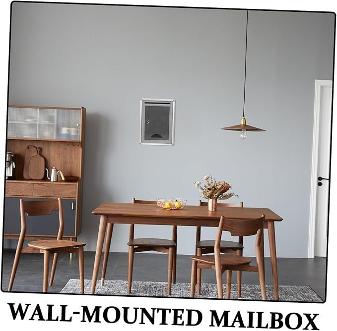 Secure Wall Mounted Mailbox – Weatherproof, Large Capacity, Modern Design