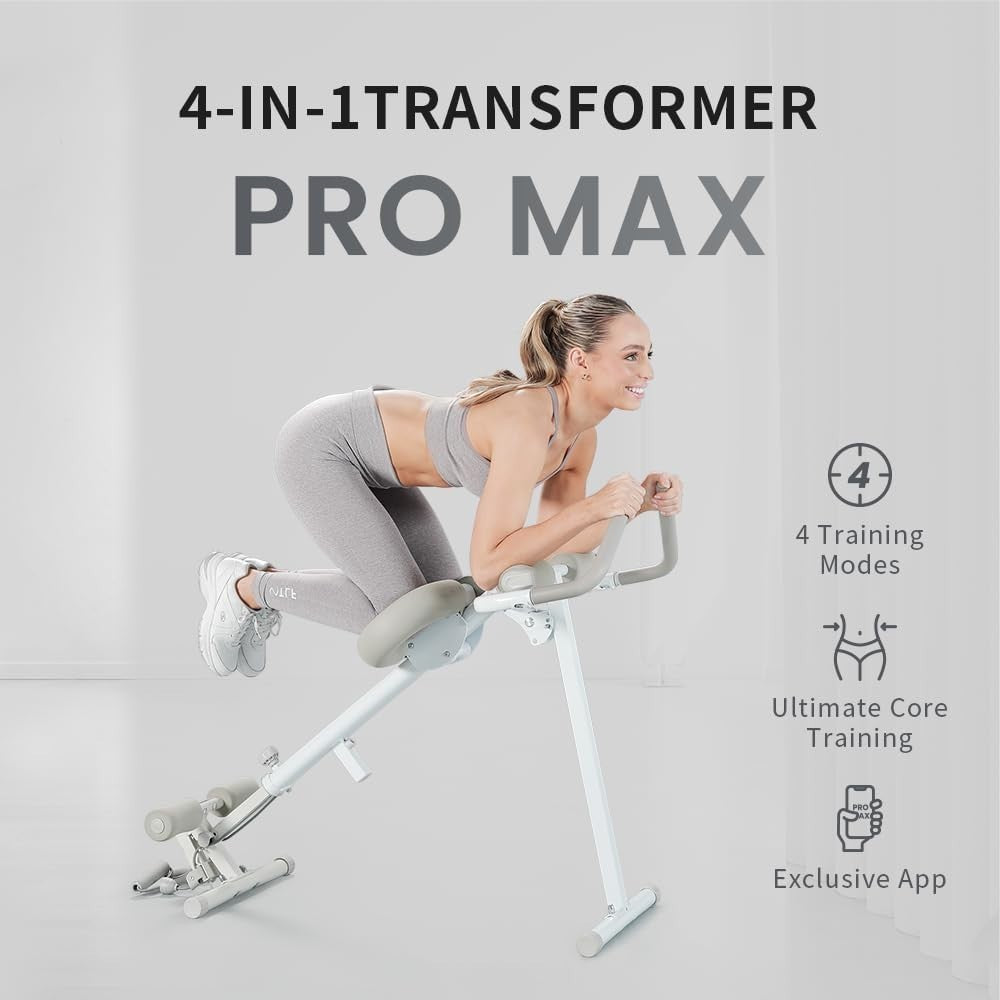 4-in-1 Home Gym Exercise Machine Rowing Ab Glider Leg Press Push Up 110KG