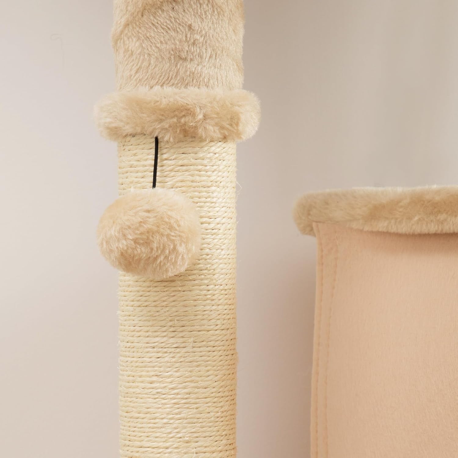 Cat Tree Tower 132cm Multi Level Scratching Post Condo Bed Indoor Climber