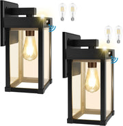 COLBOR Solar Wall Lights 2 Pack Motion Sensor Outdoor Security Lamp IP65