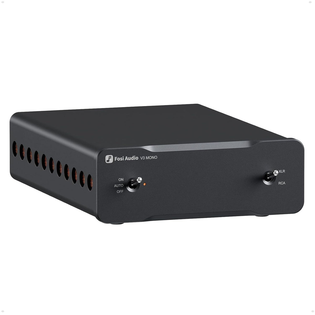 V3 Mono Hi-Res Power Amplifier 240W Class-D RCA XLR Home HiFi AVR