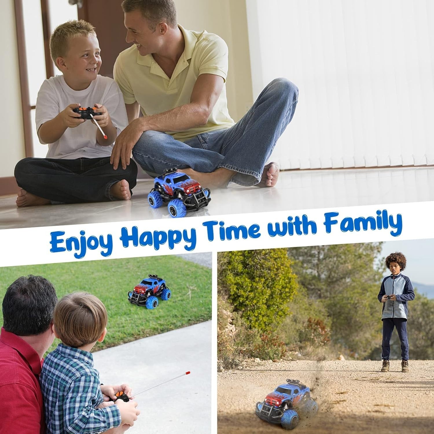 Remote Control Car for Kids 3-8 | Off-Road RC Monster Truck Toy