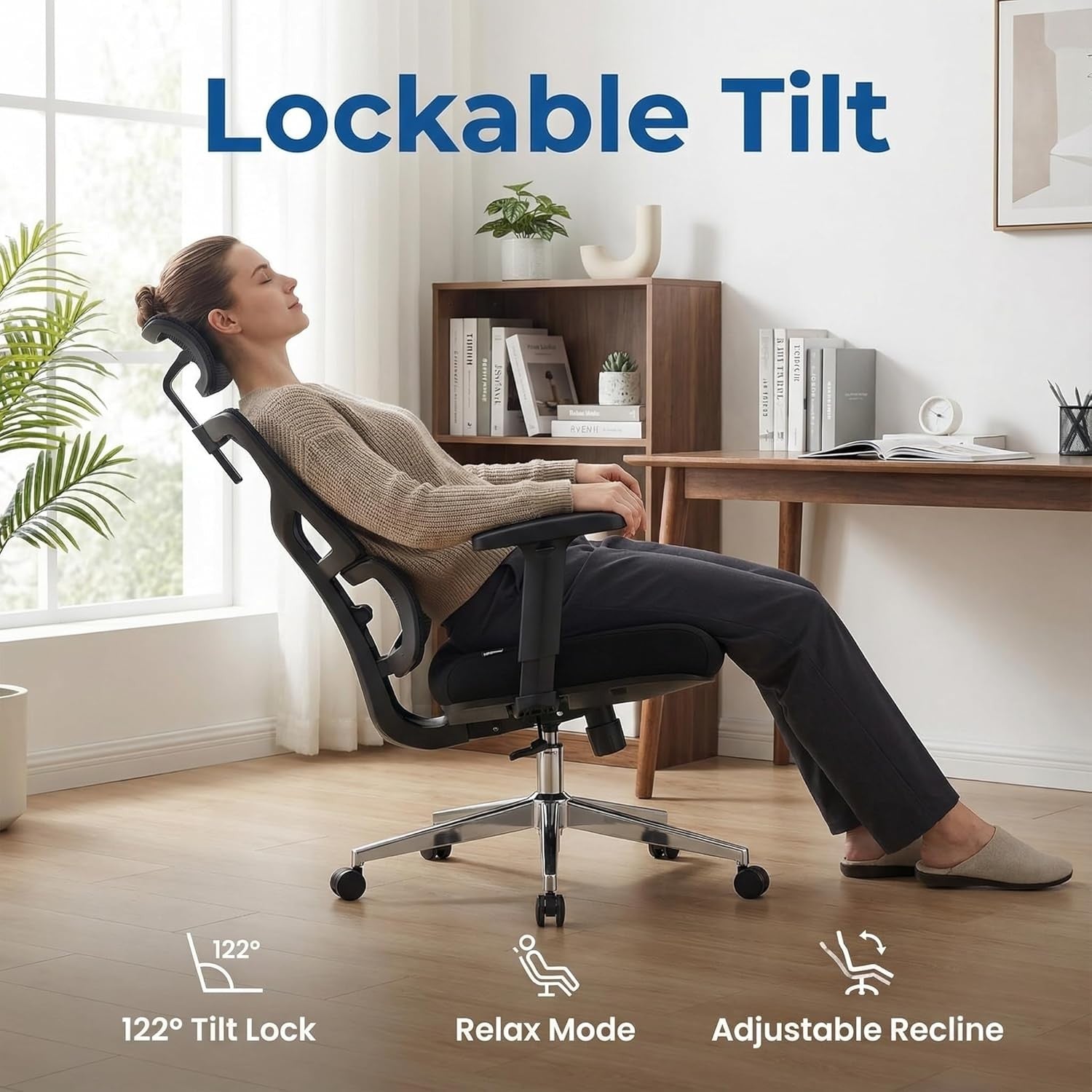 Heavy Duty Ergonomic Office Chair 200kg Mesh Big & Tall 3D Arms