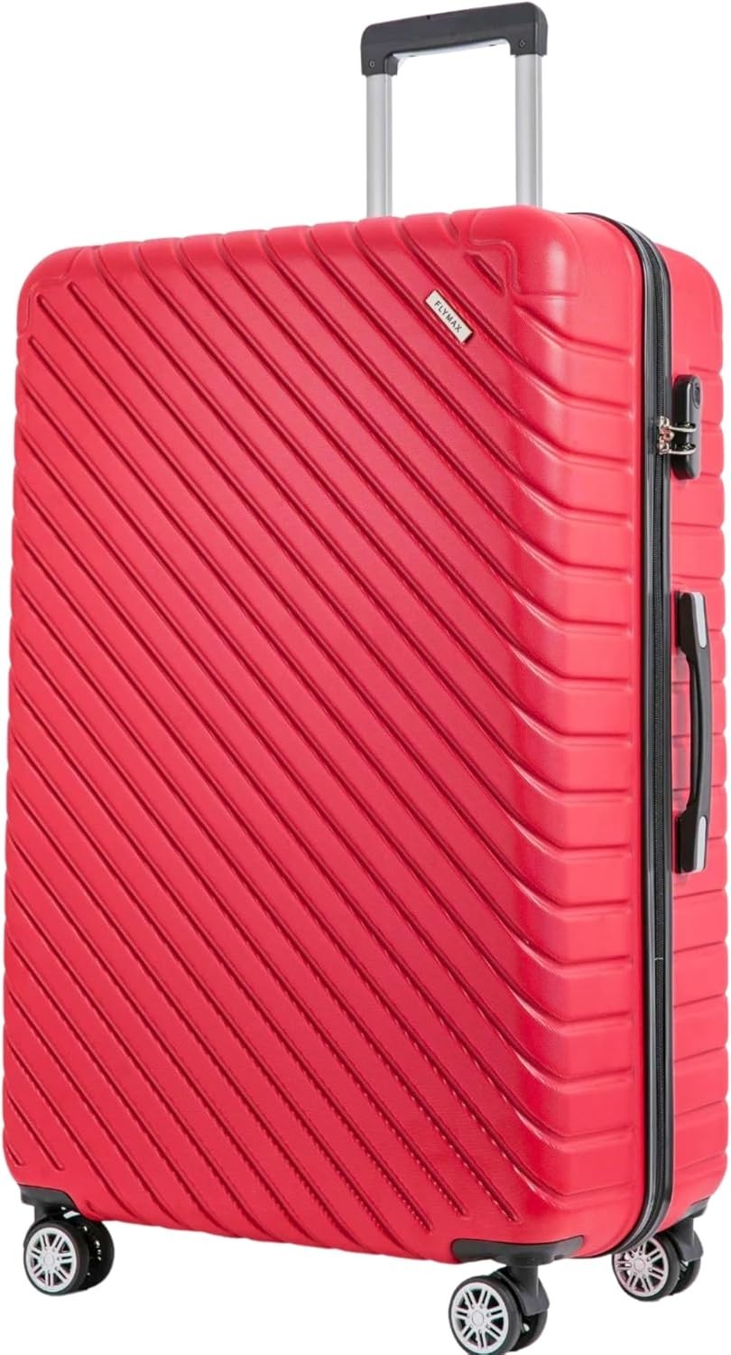 24 Inch Medium Suitcase Lightweight Hardshell 4 Wheel Check In Lock
