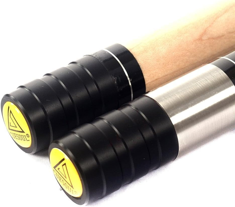 58in Hardwood Pool Cue 13mm Tip Irish Linen Wrap 19-21oz Billiard Stick