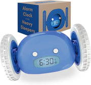 Runaway Alarm Clock on Wheels Extra Loud Heavy Sleeper Moving Jumping