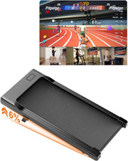 Under Desk Walking Pad Treadmill 6% Incline 2.5HP Home Office