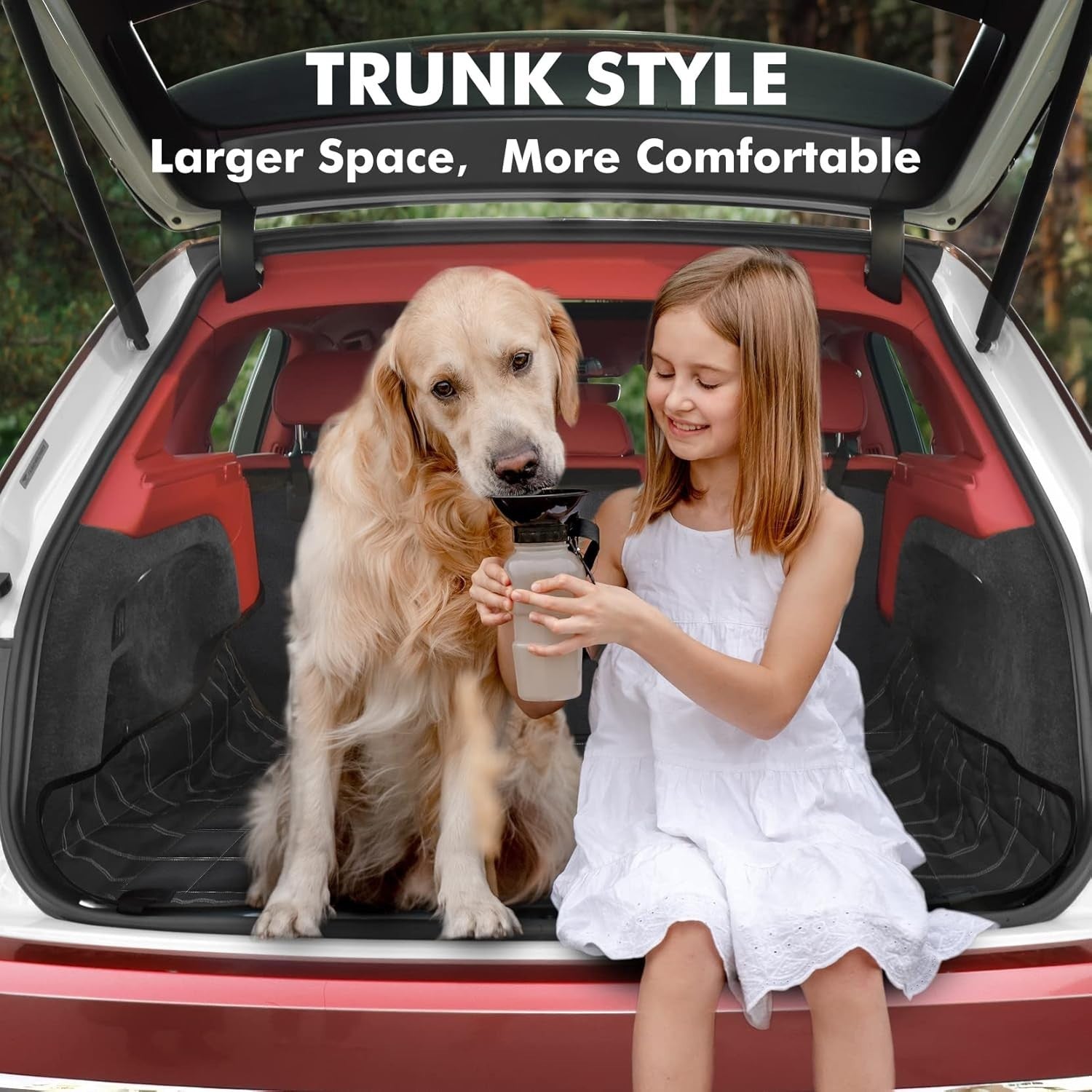 Waterproof Dog Car Seat Cover Hammock Rear Bench Protector SUV Truck