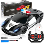 RC Drift Car 27MHz High Speed Stunt Vehicle LED Lights Rechargeable Toy Kids 6+