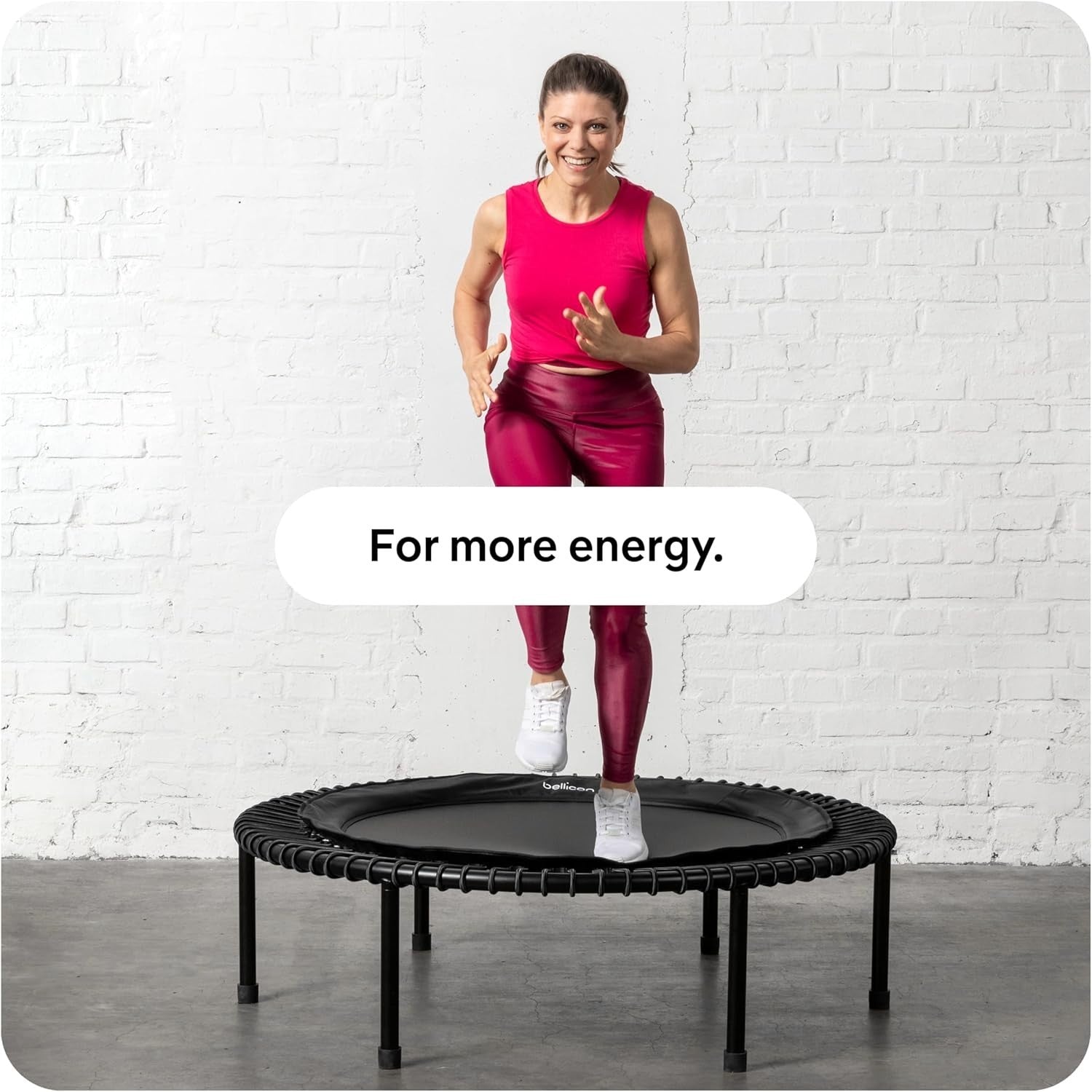 44in Premium Fitness Rebounder Trampoline Quiet Bungee 150kg