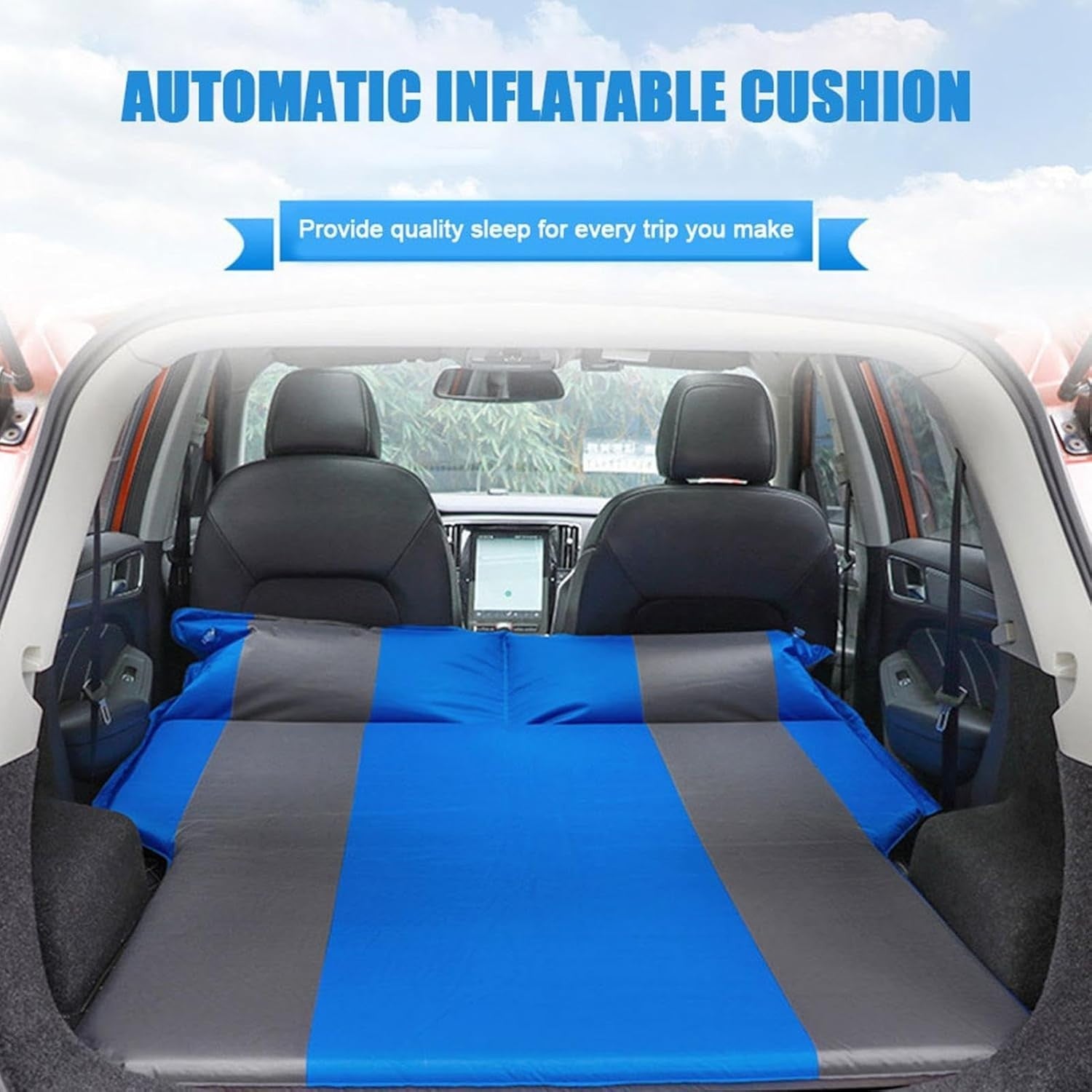 SUV Air Mattress Waterproof Back Seat Inflatable Bed for Travel
