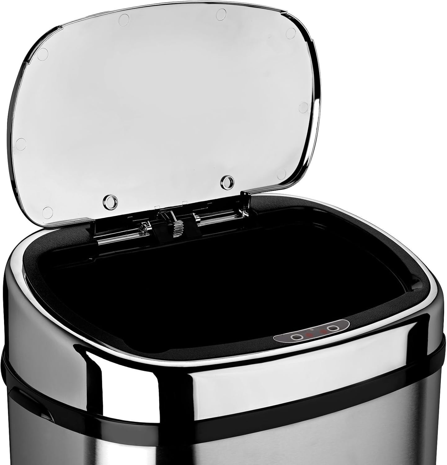 58L Red Motion Sensor Kitchen Bin – Automatic Touchless Trash Can