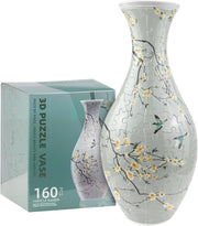 3D Puzzle Flower Vase Kit 160PCS DIY Floral Home Decor Gift Craft