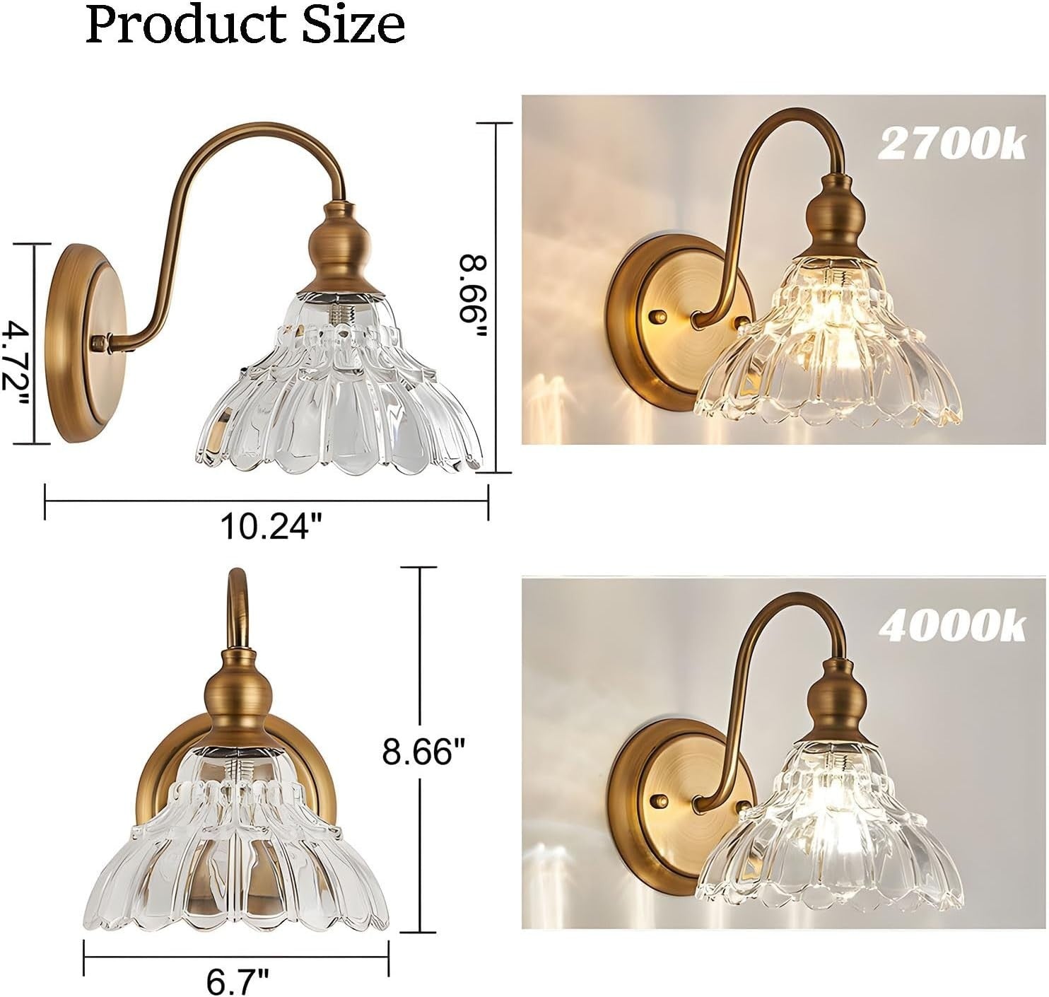 Wireless Battery-Operated Wall Sconces with Remote & Dimmable LED Bulbs