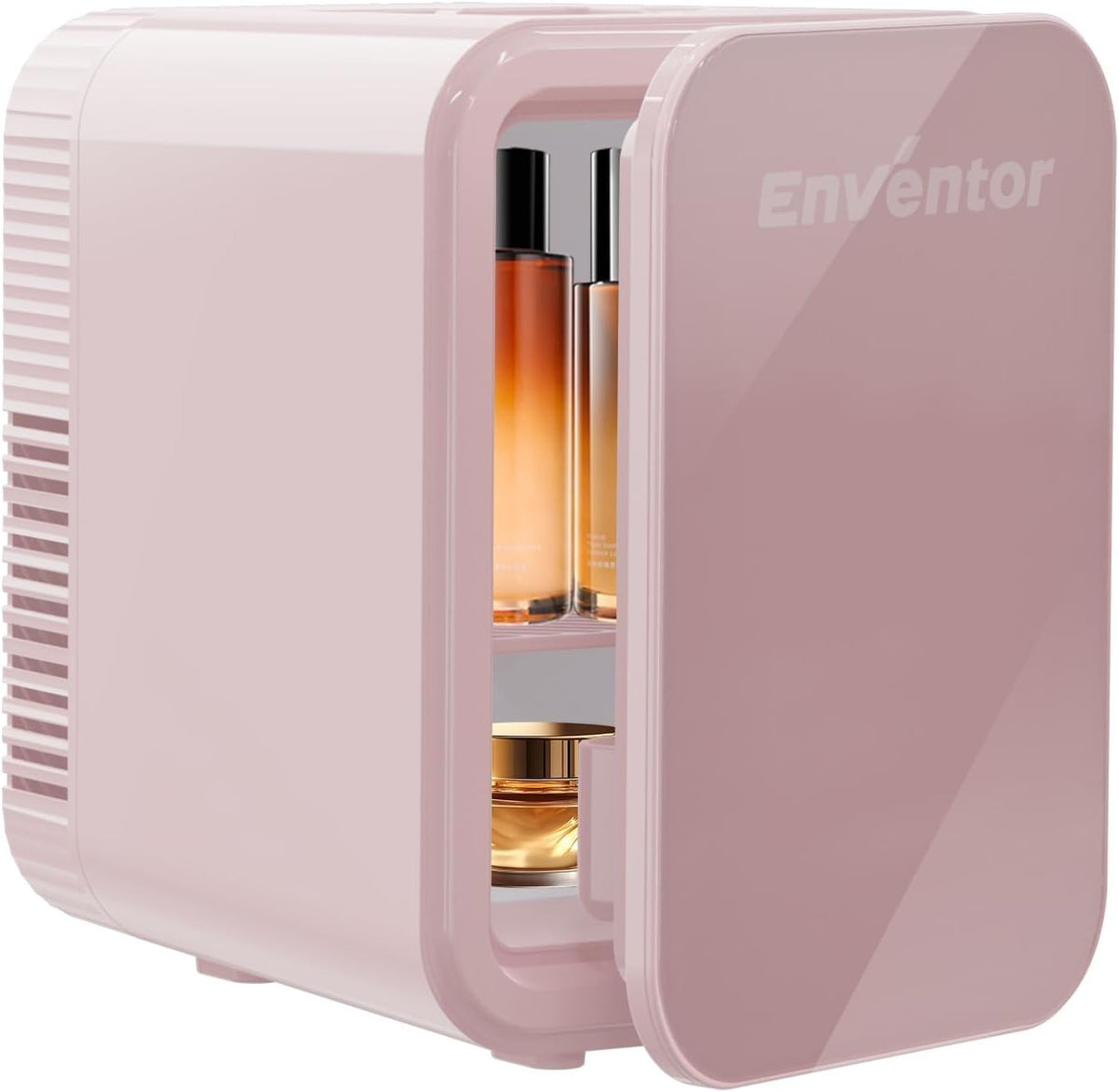 4L Mini Fridge Pink – Portable Cooler & Warmer, AC/DC, 6 Cans