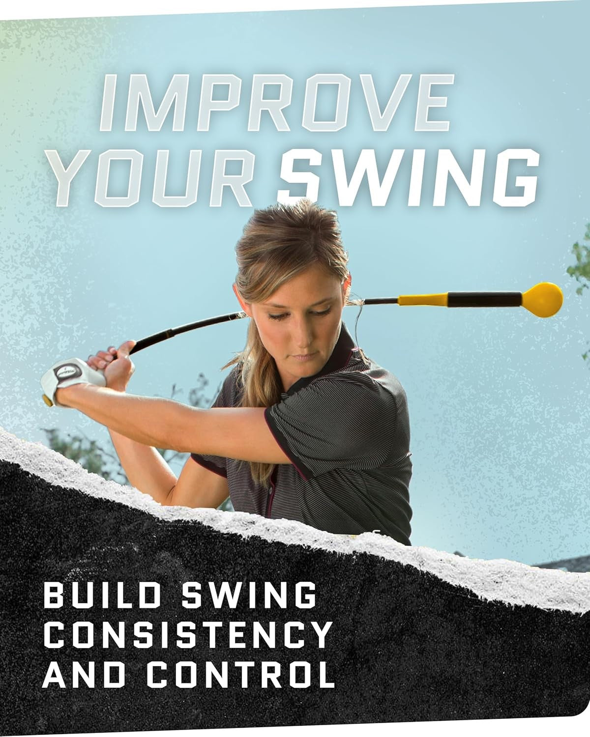 Golf Swing Trainer 122cm Flexible Tempo Training Aid Rod