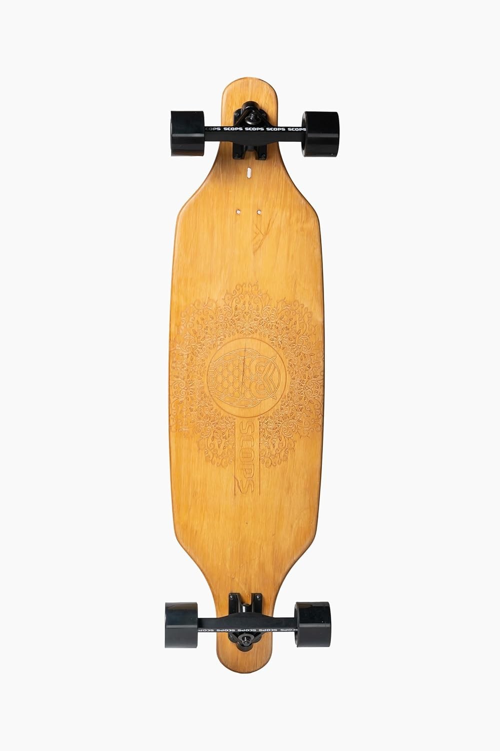 Longboard Skateboard 37" 8-Layer Deck Non-Slip Grip ABEC-9 78A Wheels