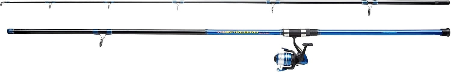 Surf Rod & Reel Combo 3–3.6m Fibreglass Pre-Wound Reel Beachcaster