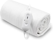 Double Electric Underblanket White 135x120cm Heated Mattress Cover