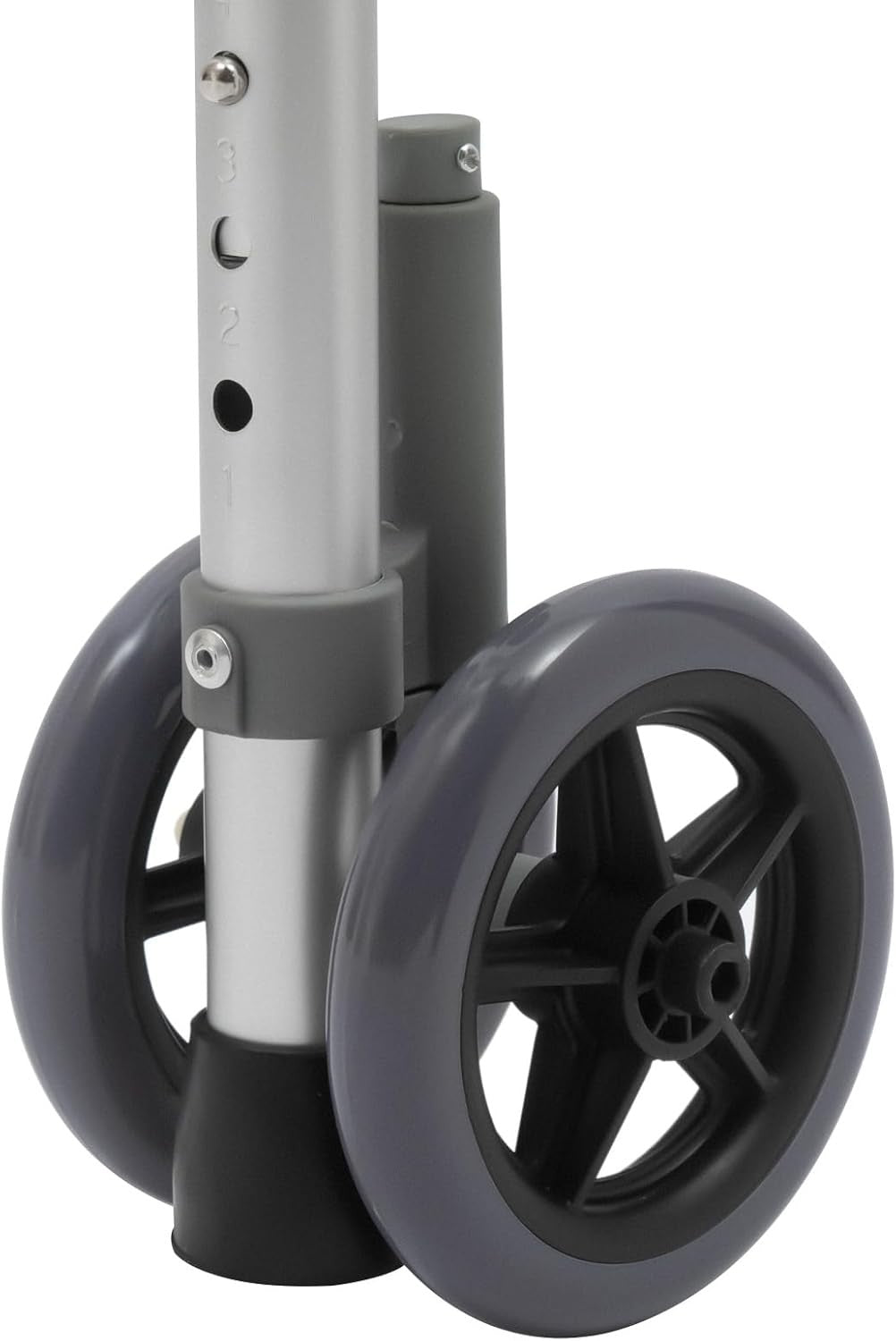 Upright Rollator Walker Folding Seat 4 Wheels Heavy Duty Indoor Outdoor