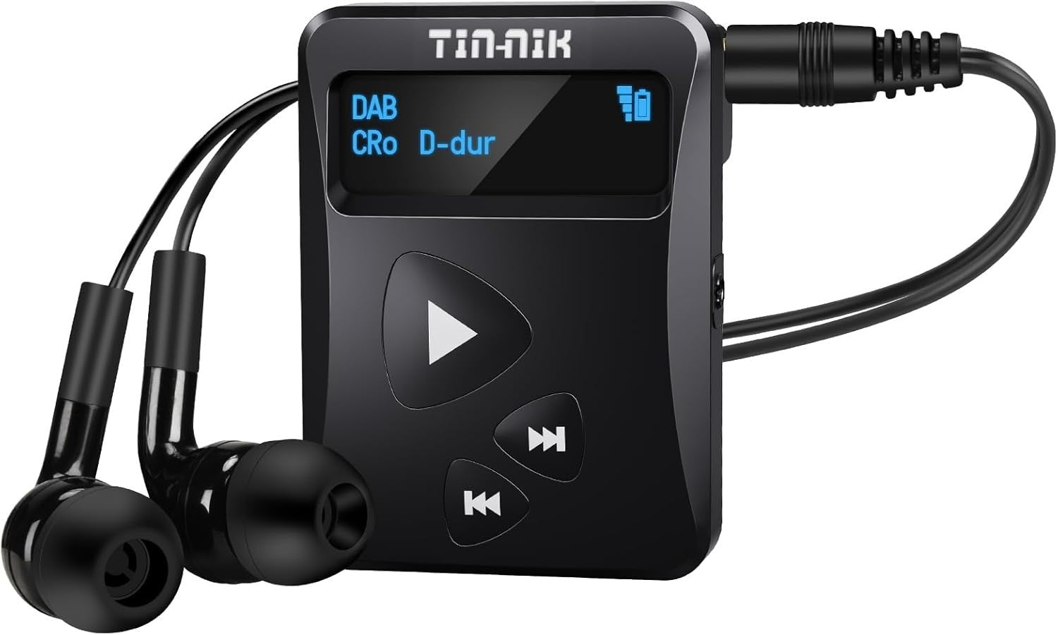 Portable DAB/DAB+ FM Digital Pocket Radio with Rechargeable Battery