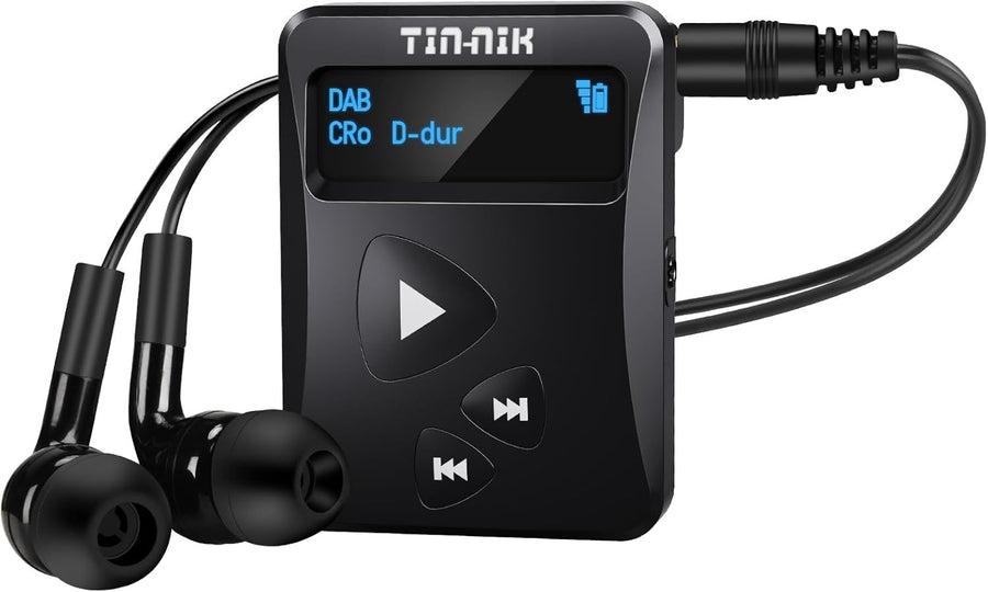 Portable DAB/DAB+ FM Digital Pocket Radio with Rechargeable Battery