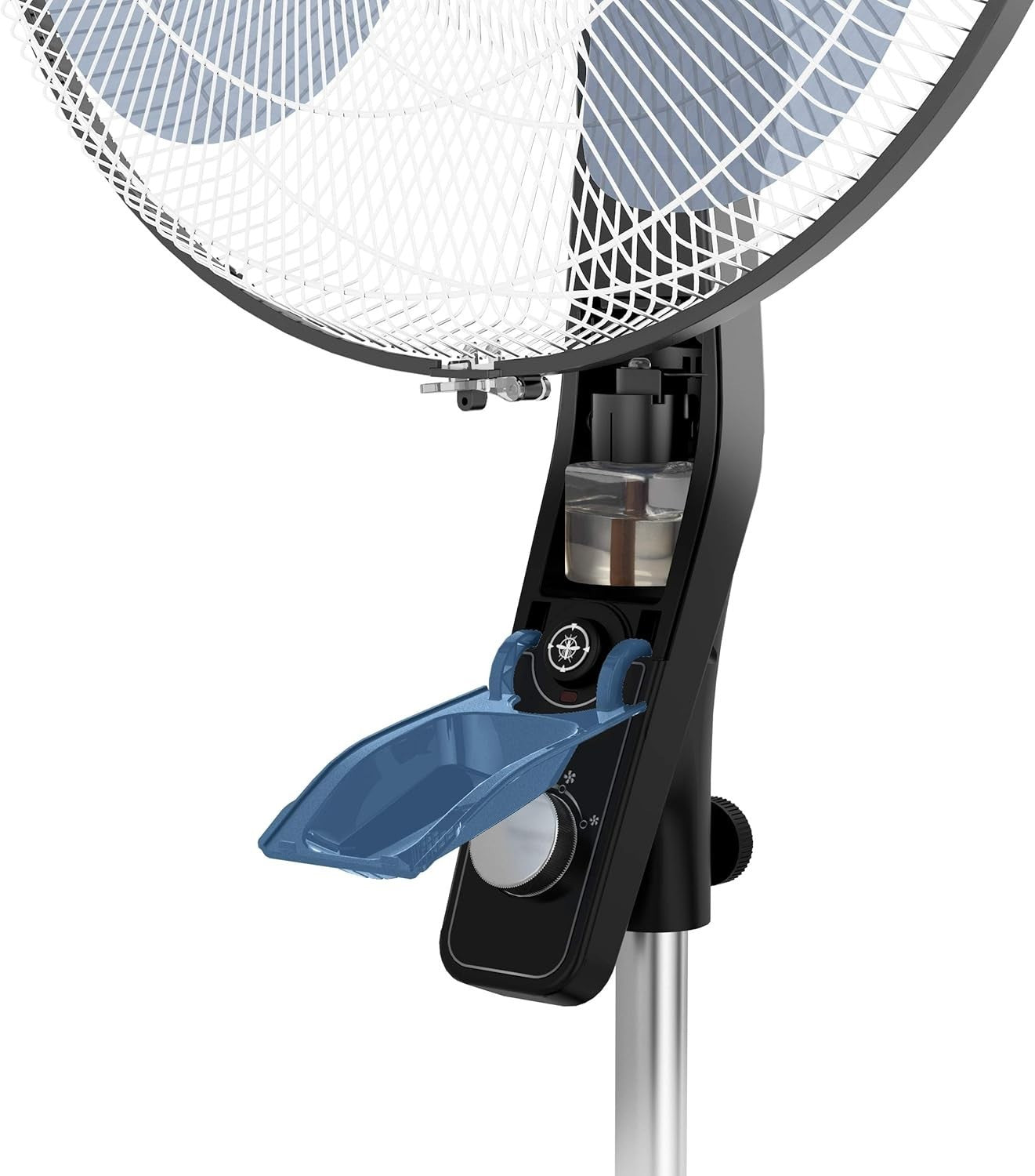 3-Speed Pedestal Fan Anti-Mosquito Function – Adjustable Height & Quiet Cooling