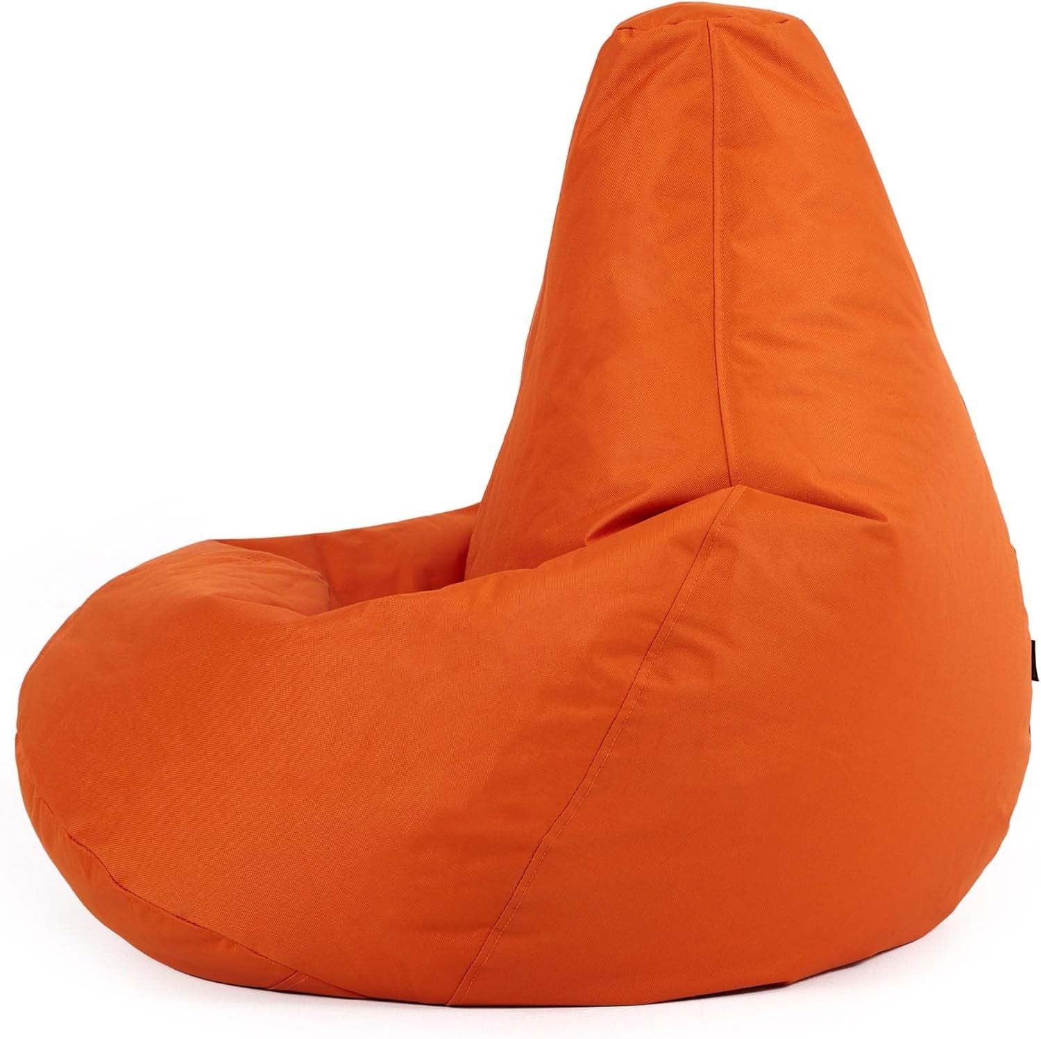 Kids Outdoor Bean Bag Chair Waterproof Gaming Seat – Orange Indoor Use