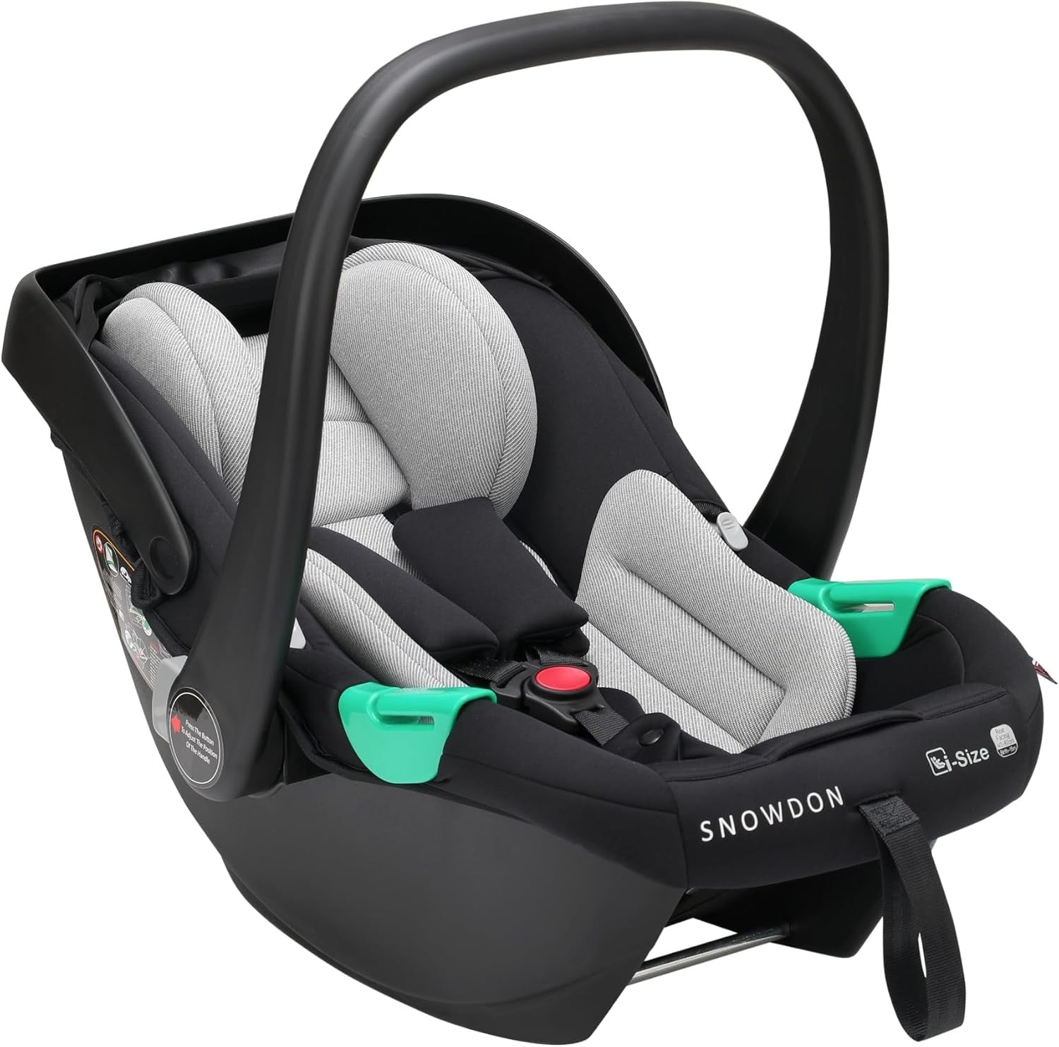 i-Size Baby Car Seat Carrier ISOFIX Base Newborn 40–85cm Lightweight Travel