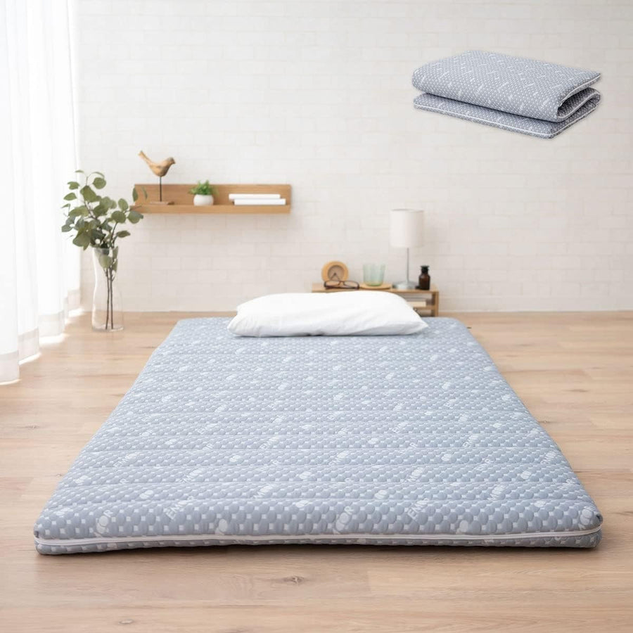 Japanese Floor Futon Mattress Single | Tatami Foldable Foam Topper Bed