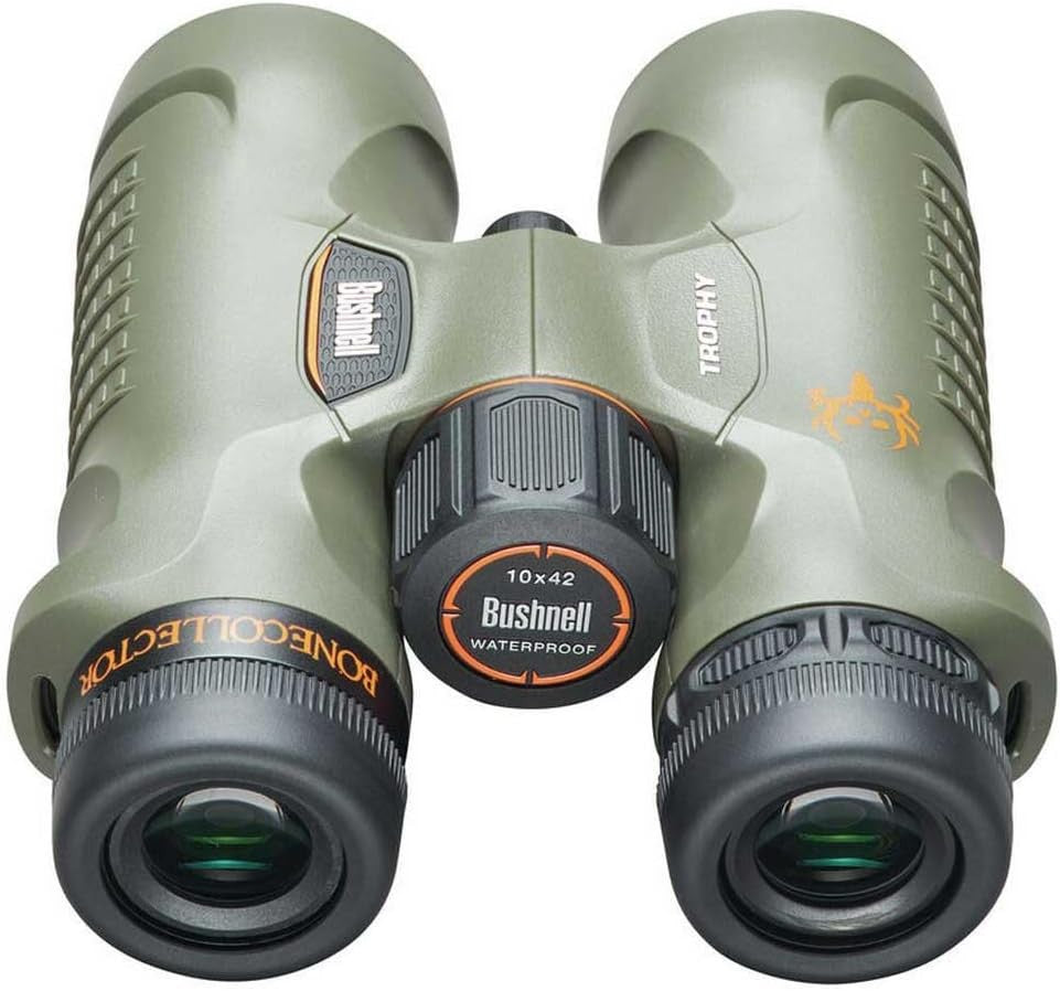 10x42 HD Waterproof Binoculars Green Multi-Coated Outdoor Wildlife Travel