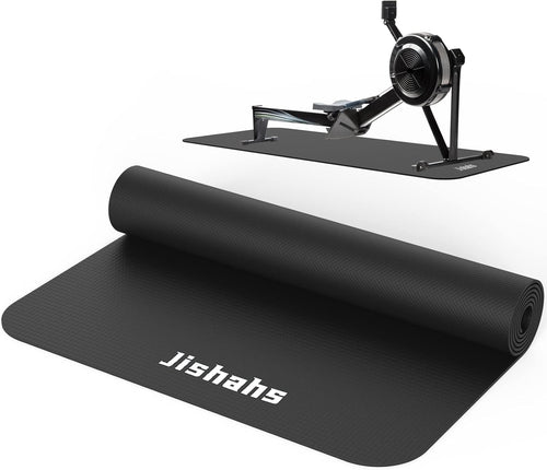 Extra Long Rowing Machine Mat 8.5ft Non-Slip Waterproof PVC Floor Protector
