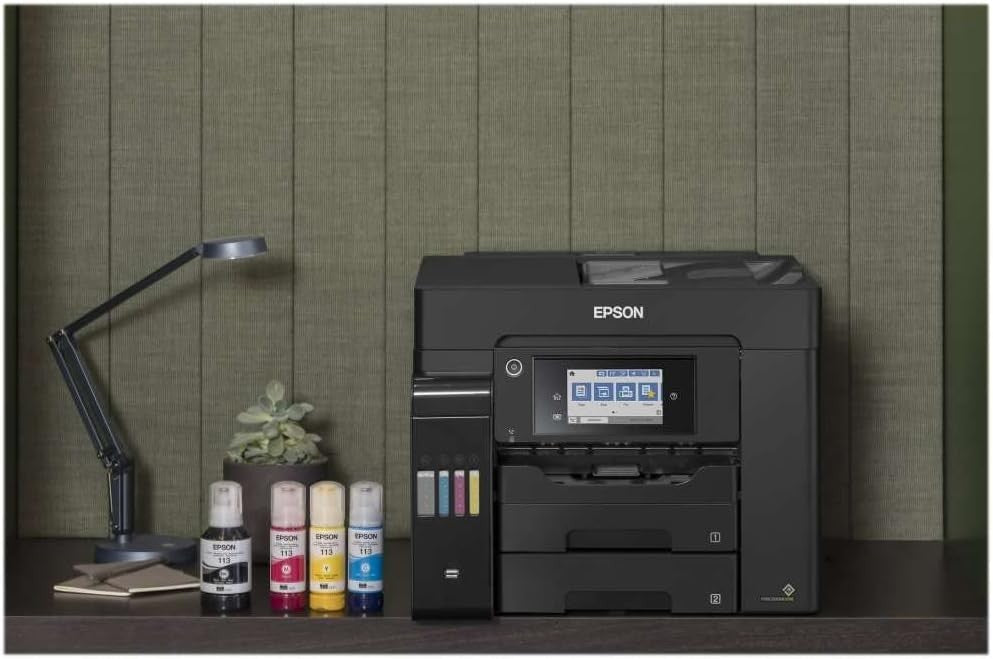 ET-5850 4-in-1 Wi-Fi Color Inkjet Printer Duplex Scanner Copier Fax A4