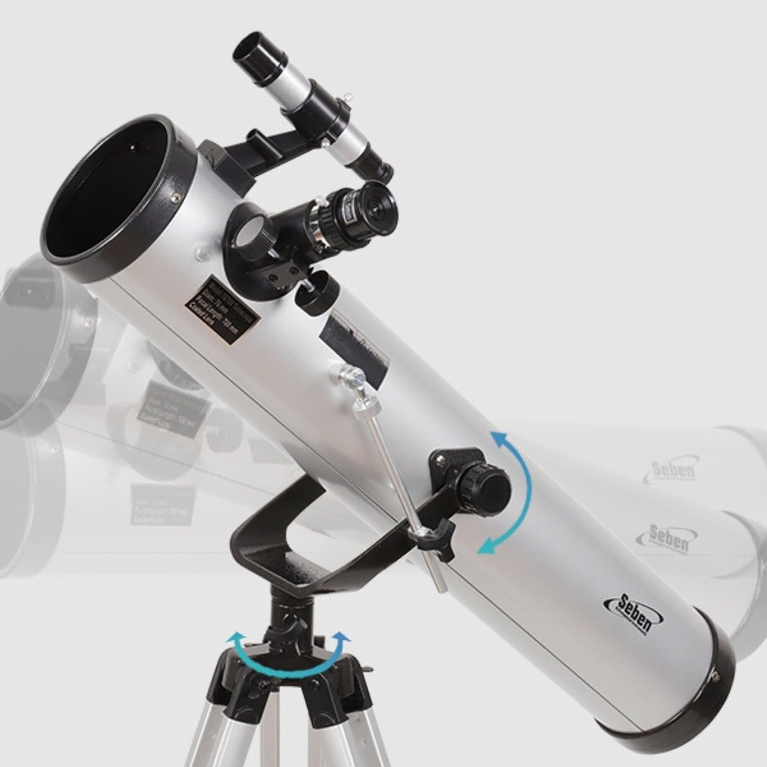 76mm AZ Astronomical Reflector Telescope with Tripod & Filter Set