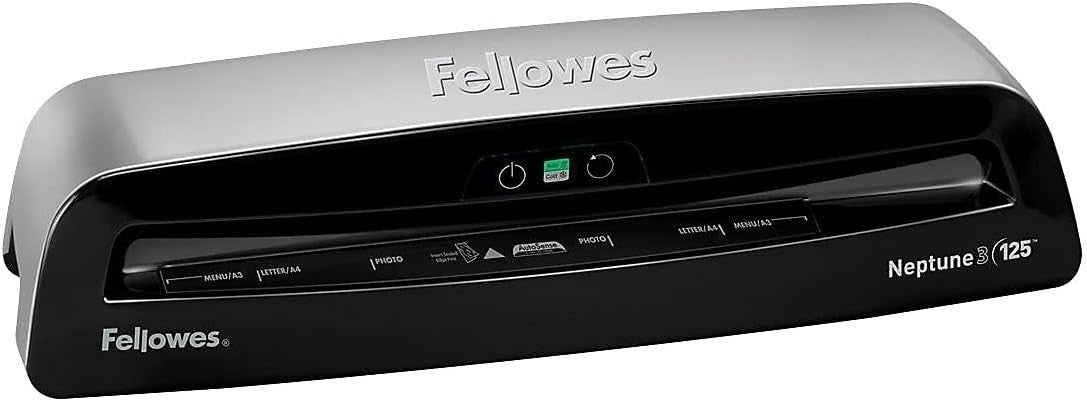 A3 Laminator 60s Warm-Up AutoSense Anti-Jam Fast 7mil Heavy Duty