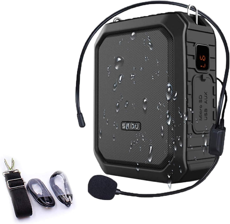 18W Portable Voice Amplifier Bluetooth Waterproof PA
