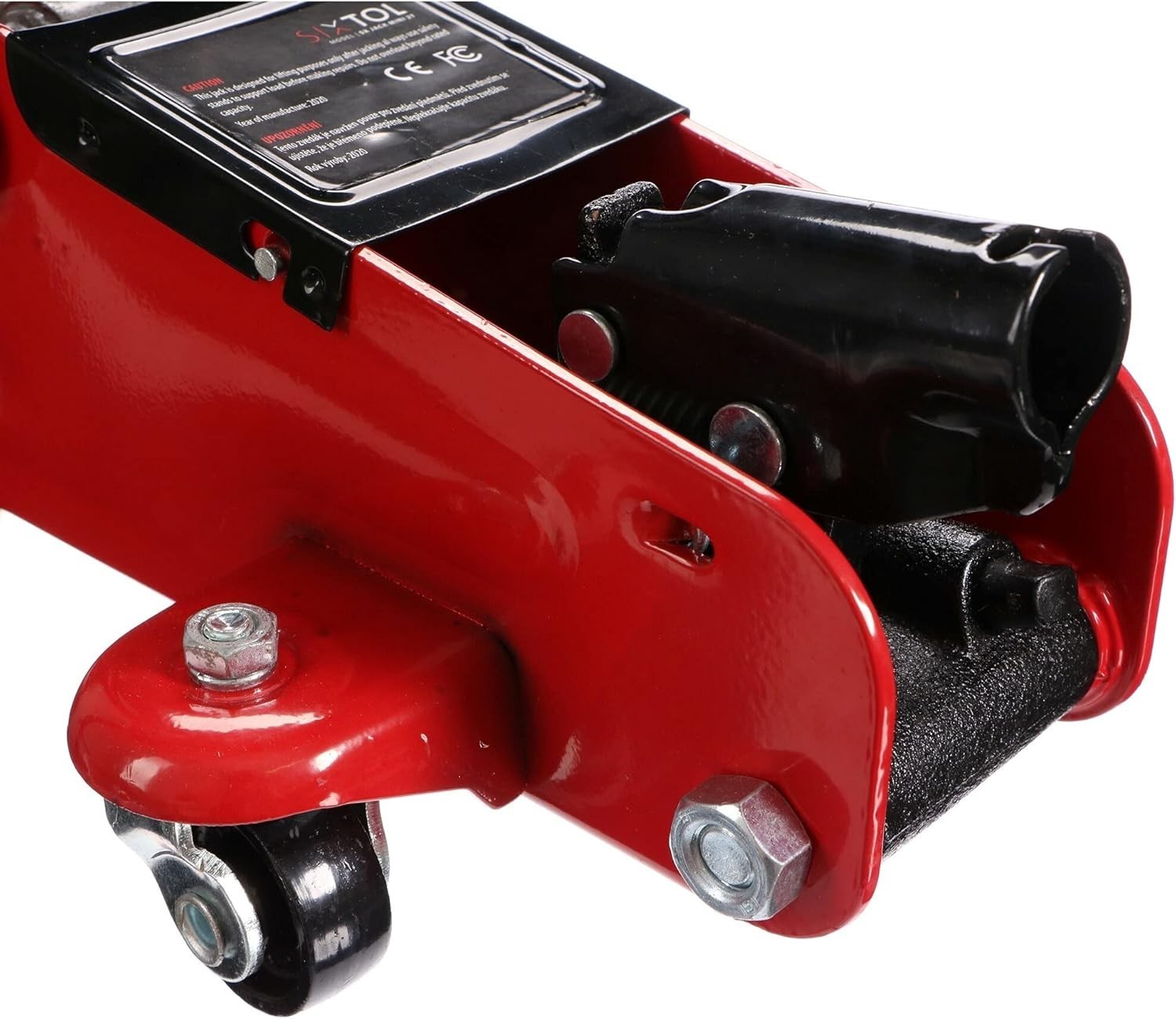 2 Ton Low Profile Hydraulic Trolley Jack 135–335mm Compact Mobile Car Lift Red