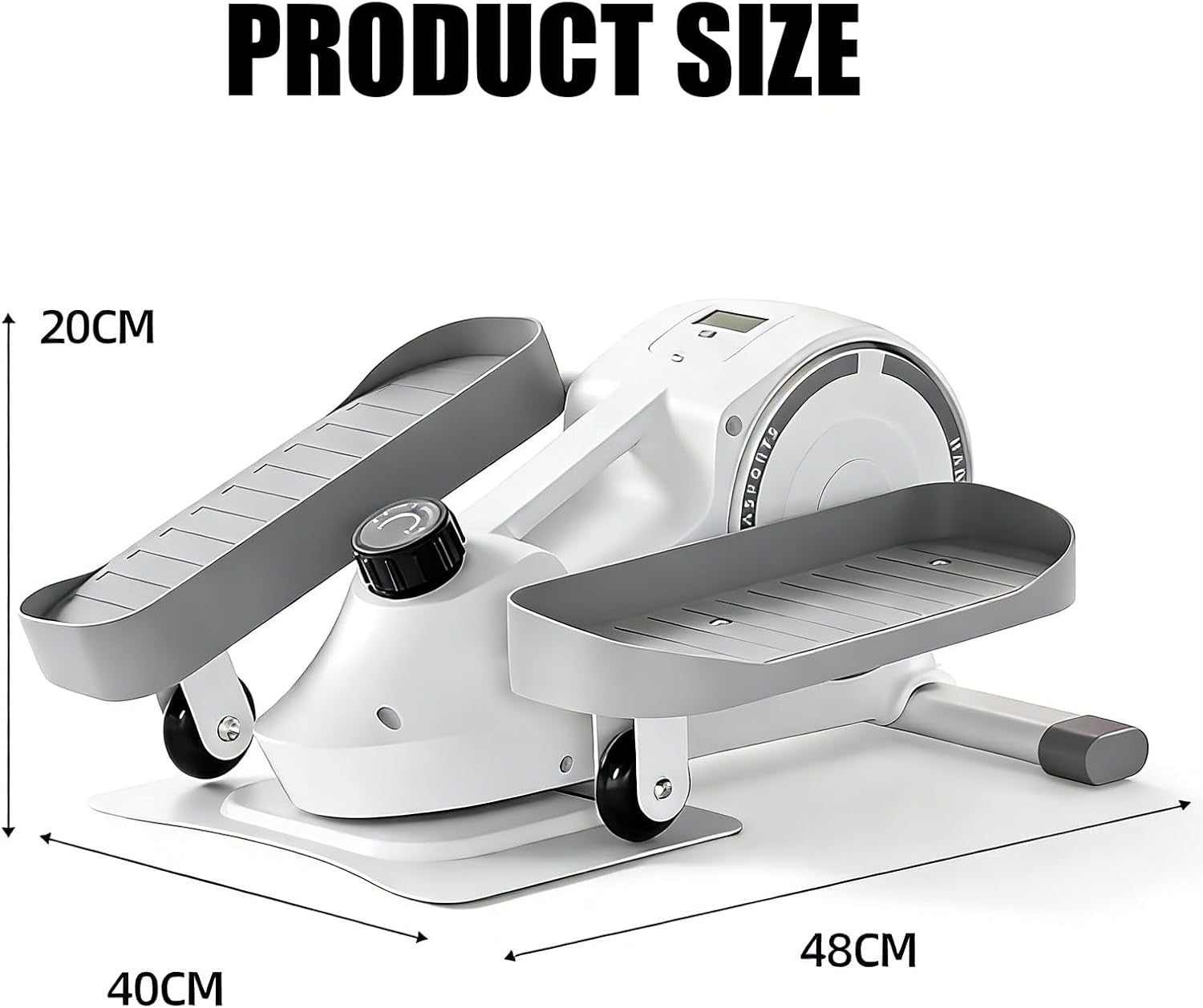 Under Desk Elliptical Seated Pedal Exerciser Electric Quiet 8 Speed