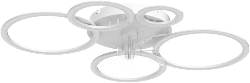 100CM Smart Ceiling Fan Light, 6 Speeds, LED, Remote, White