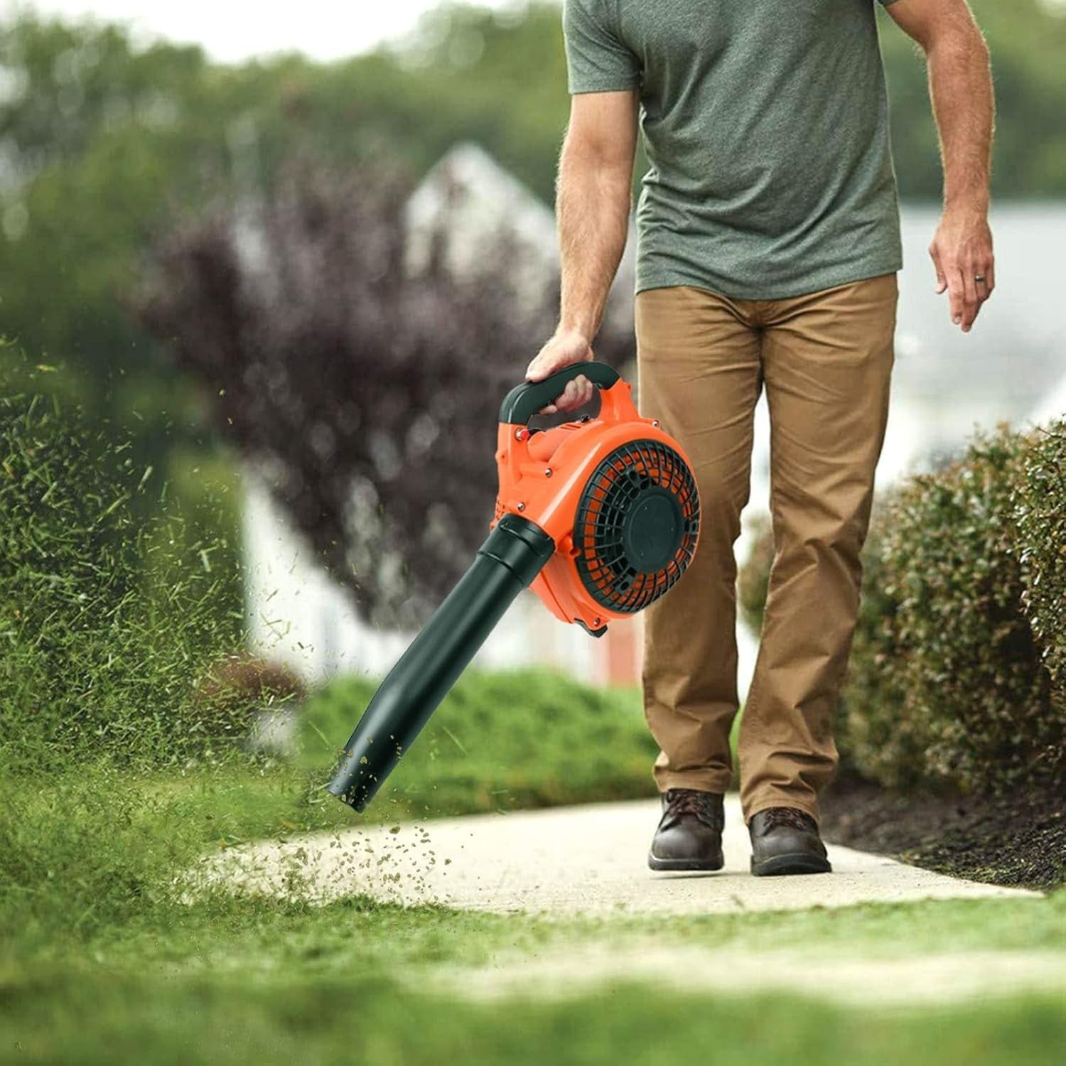 26cc Petrol Leaf Blower High Power Handheld Garden Debris Snow Cleaner